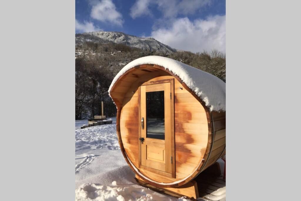 Chalet Le Fario, Bain nordique Frechet-Aure Extérieur photo